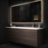 Espejo LED Rectangular | Botón táctil | Luz blanca cálida - Reyze Seria Motivated Model 5